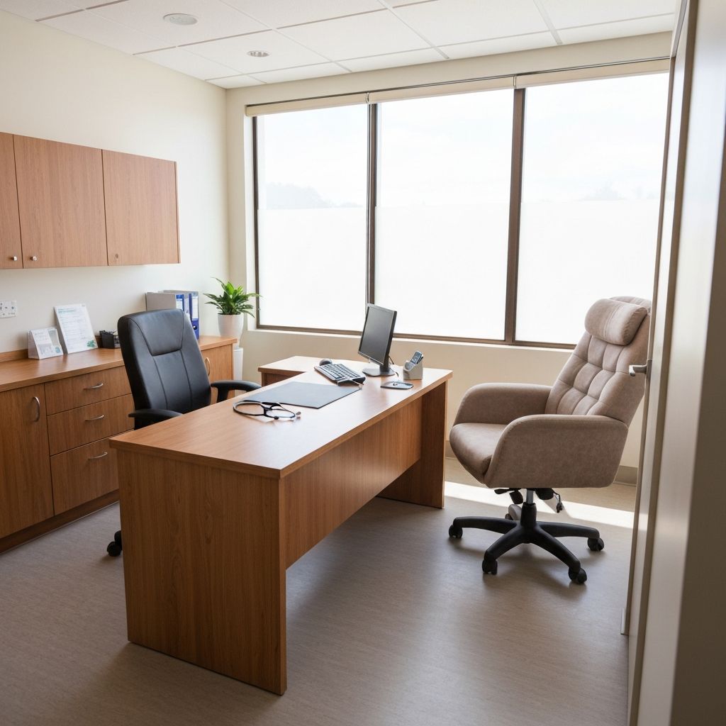 Dr. Greg Bennett's modern, professional consulting room